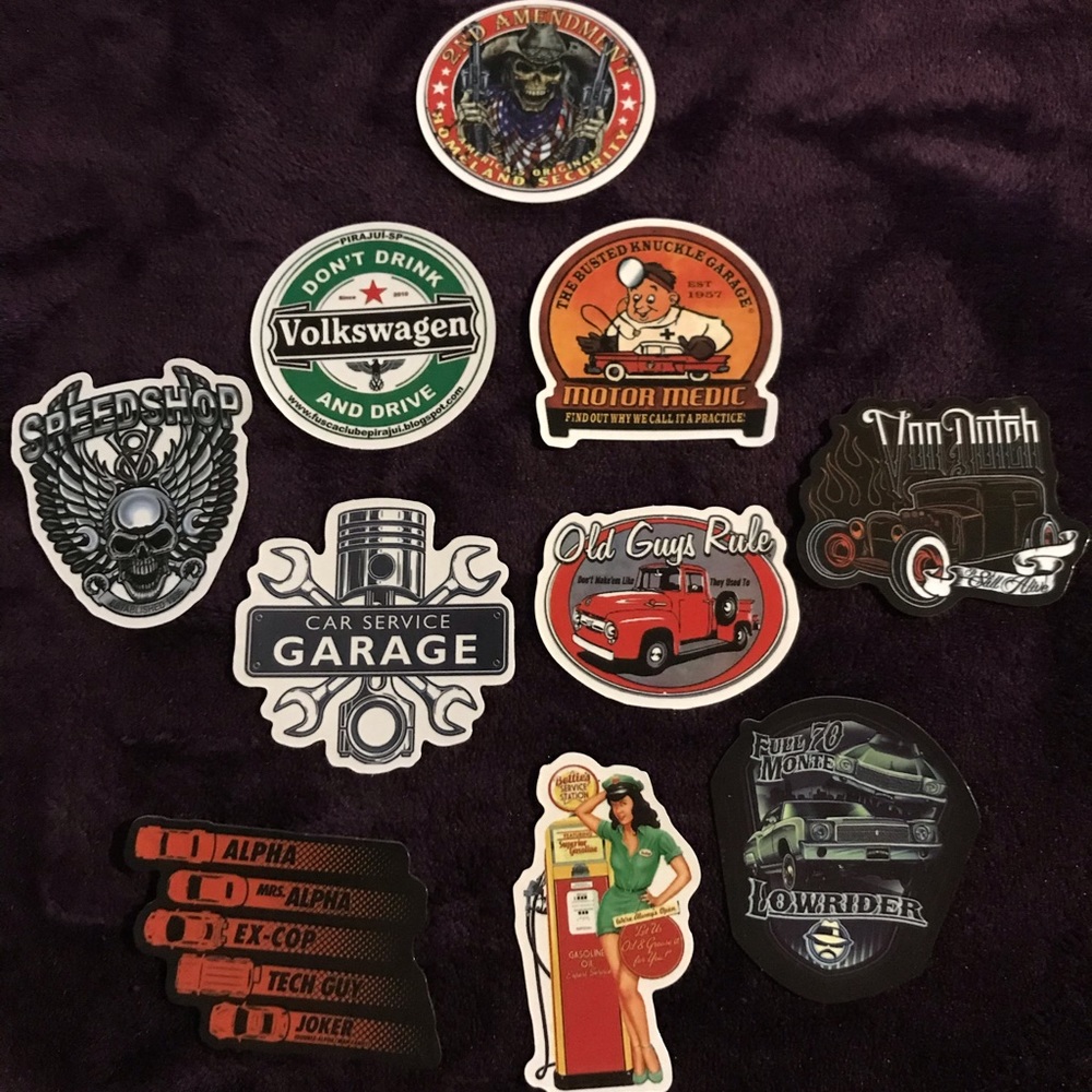 Car Enthusiast Stickers